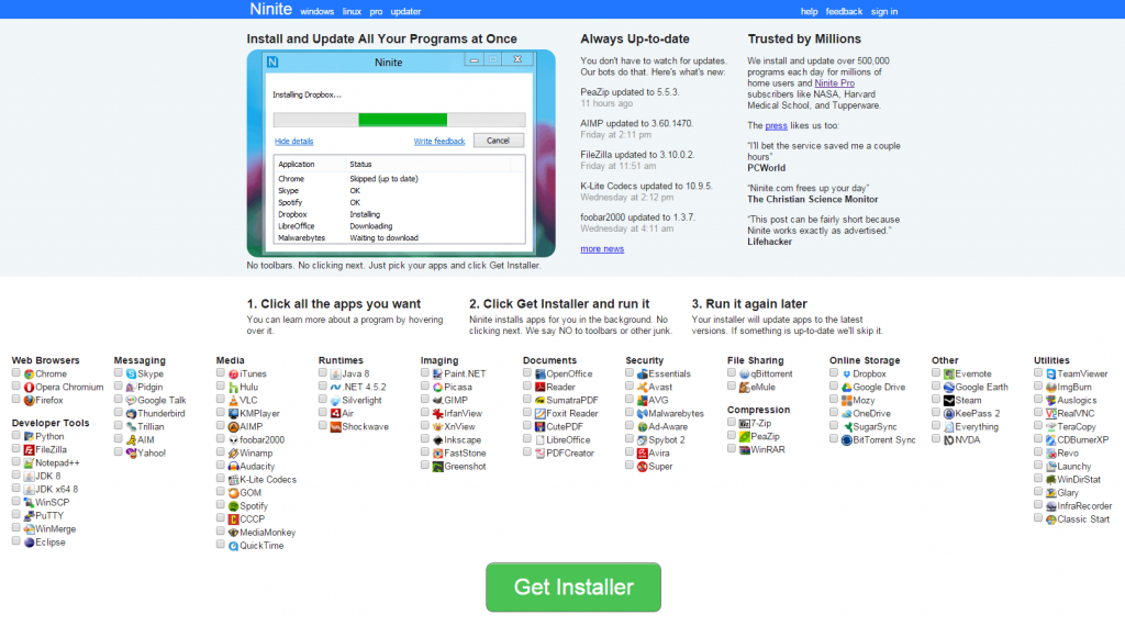 Media chrome. Install and update all your programs. Install and update all your programs at once.